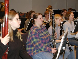 Wind Symphony Rehearsal